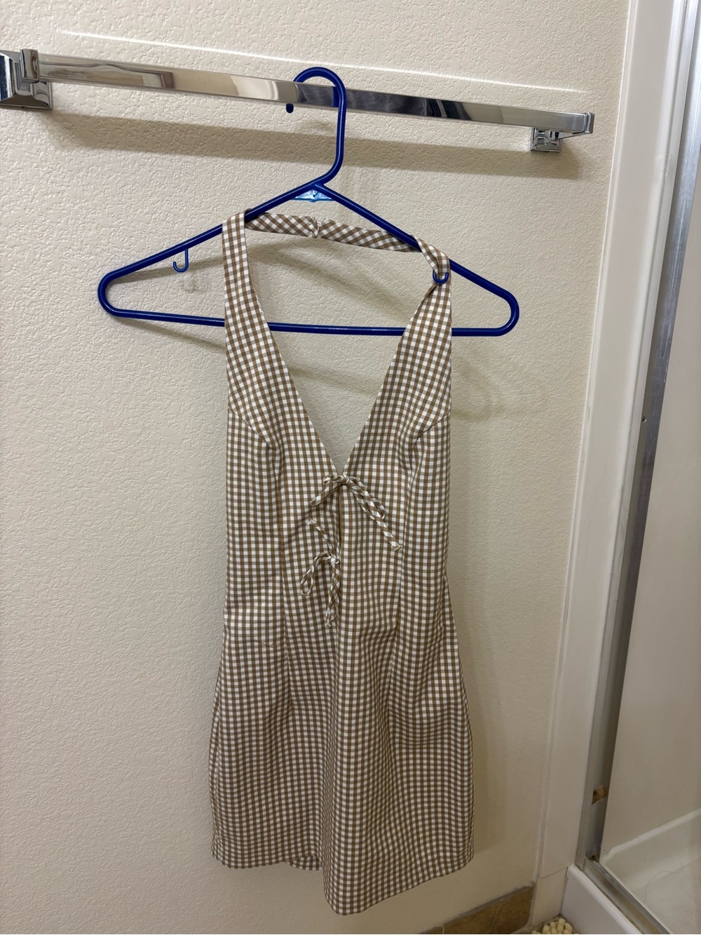 Zara gingham dress